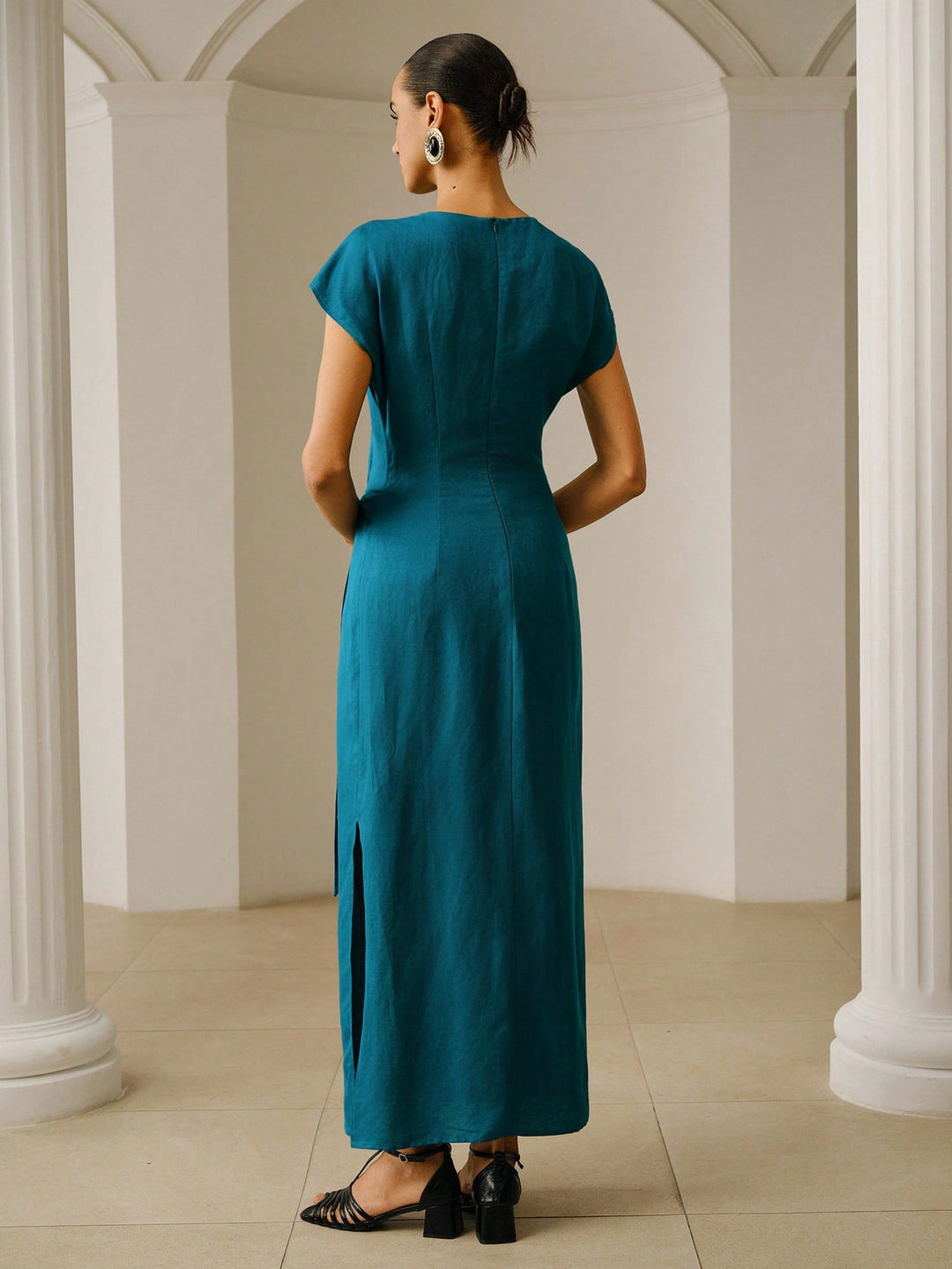 Rochie maxi SHEIN, verde