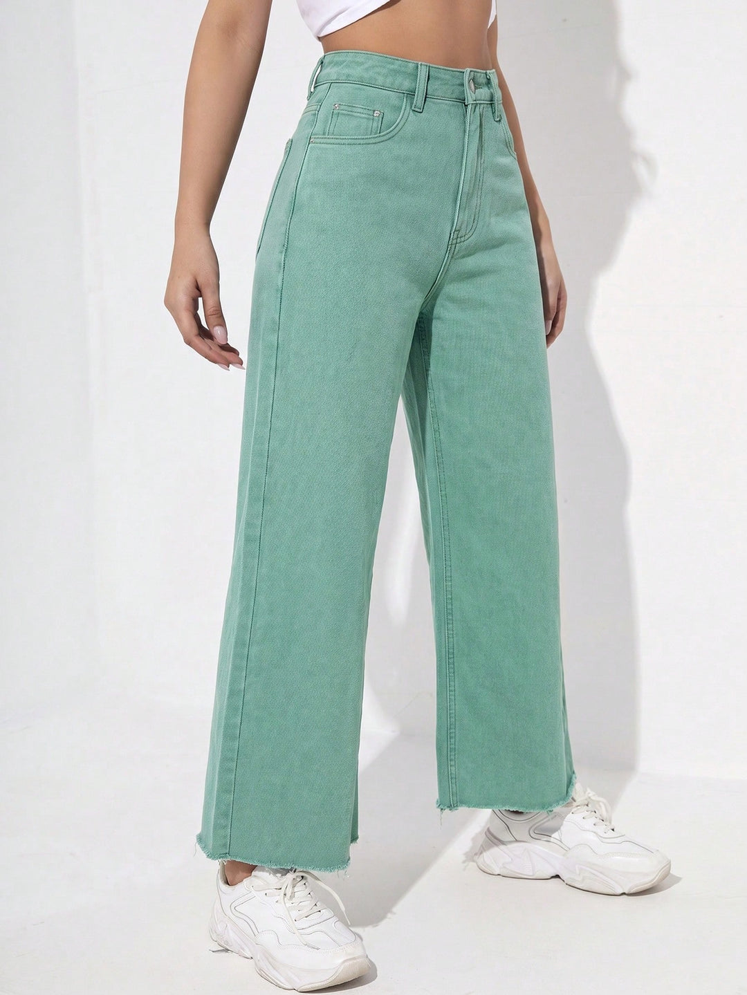Jeans SHEIN, verde