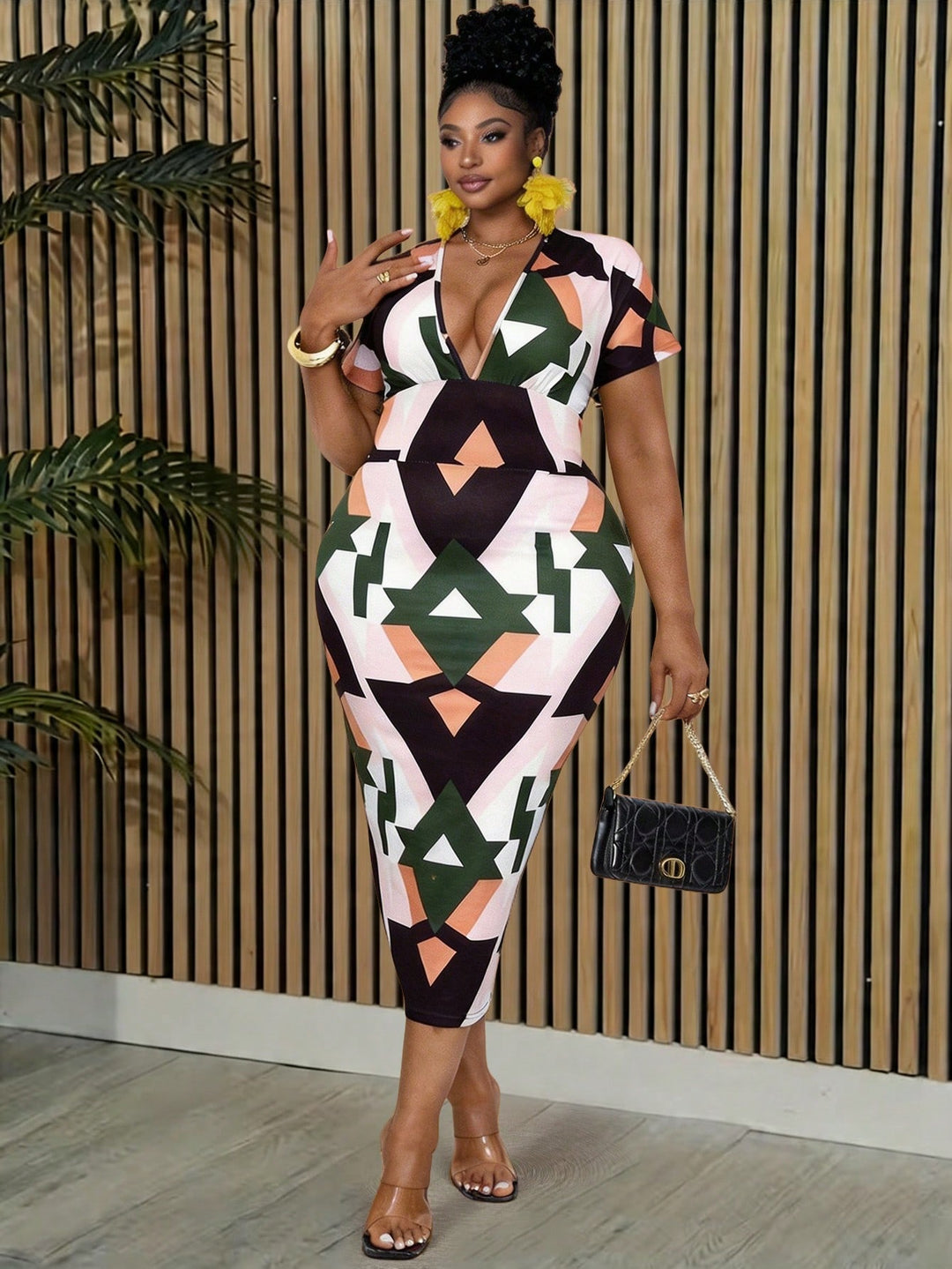 Rochie SHEIN, mix culori