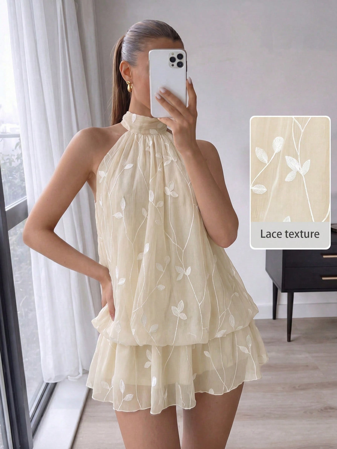 Rochie scurtă SHEIN, portocaliu