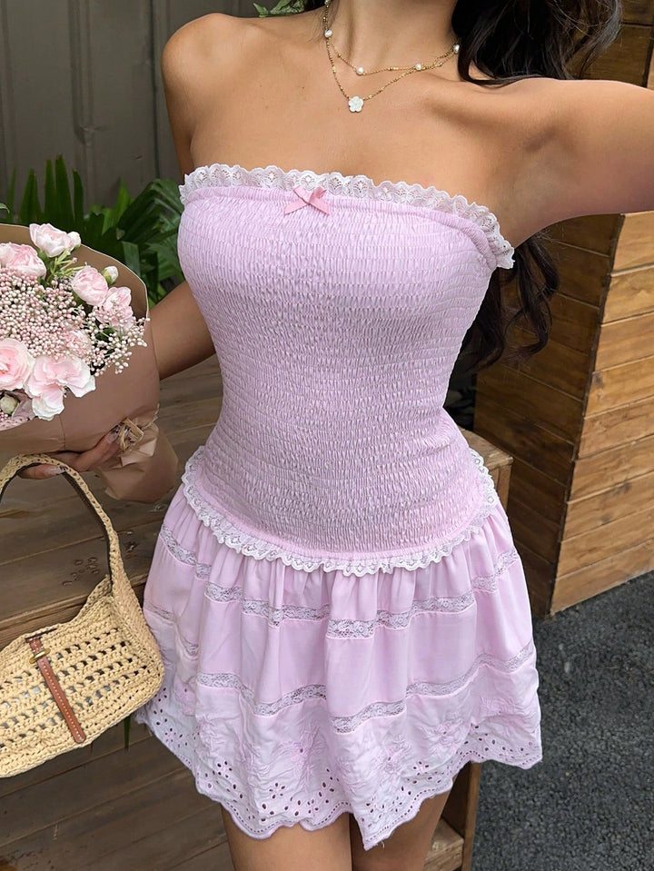 Rochie scurtă SHEIN, roz