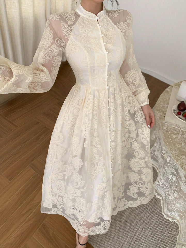 Rochie maxi SHEIN, portocaliu