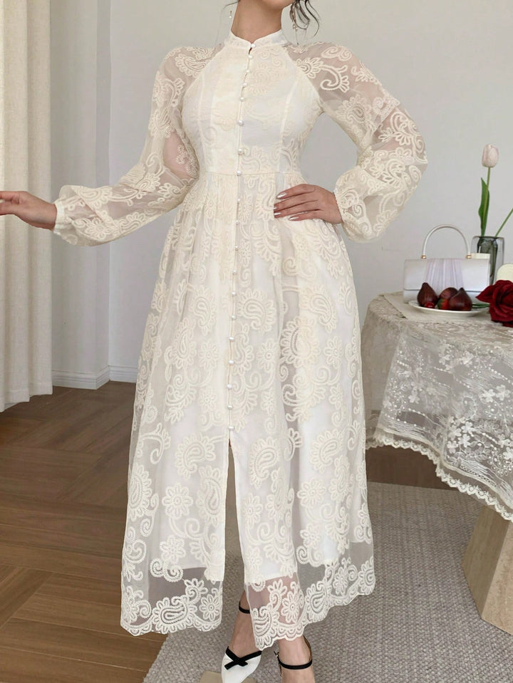 Rochie maxi SHEIN, portocaliu