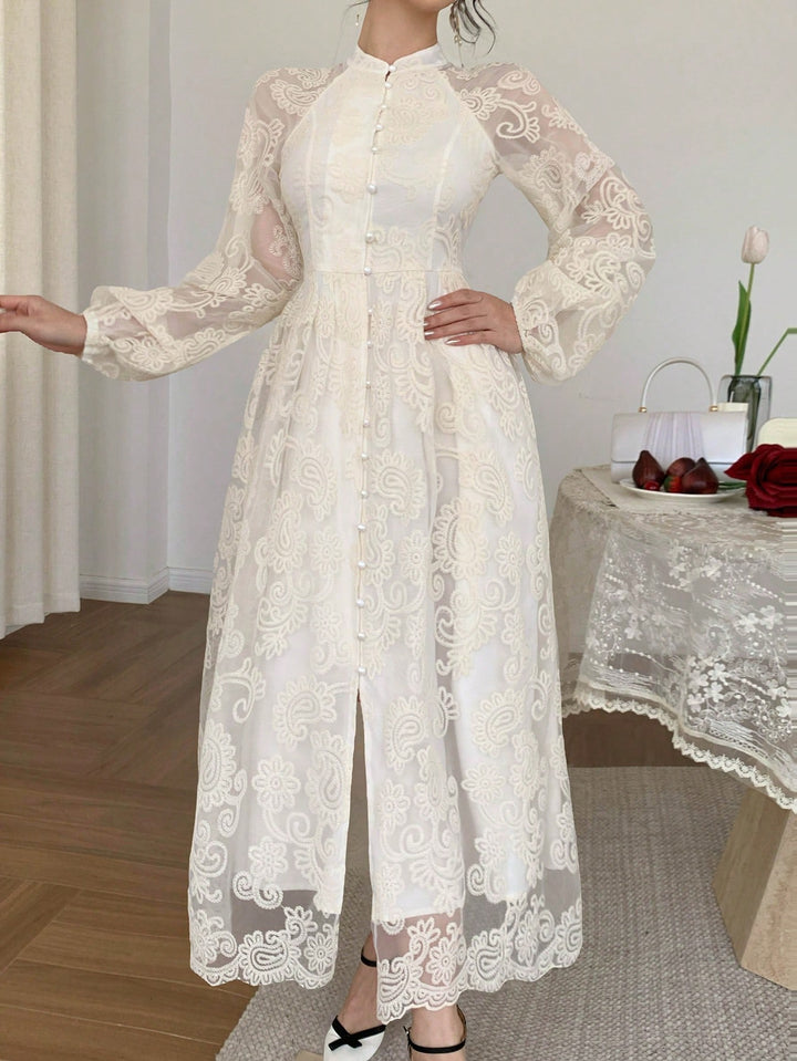 Rochie maxi SHEIN, portocaliu