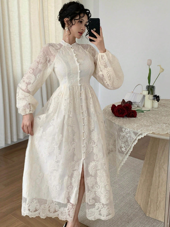 Rochie maxi SHEIN, portocaliu