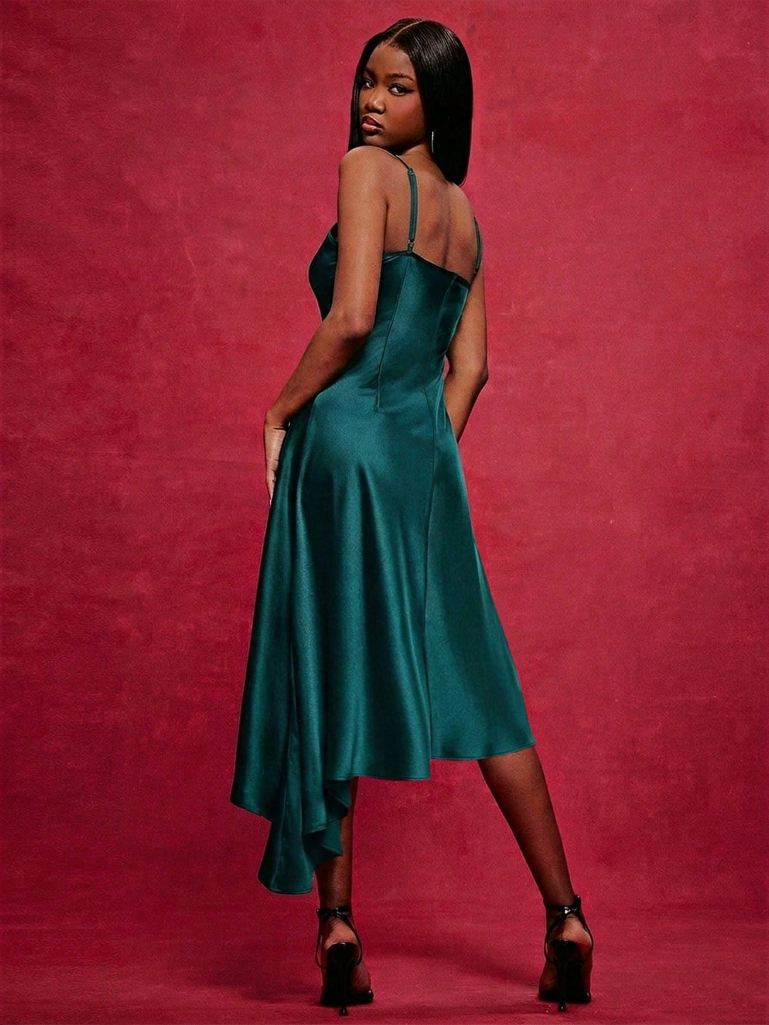 Rochie maxi SHEIN, verde