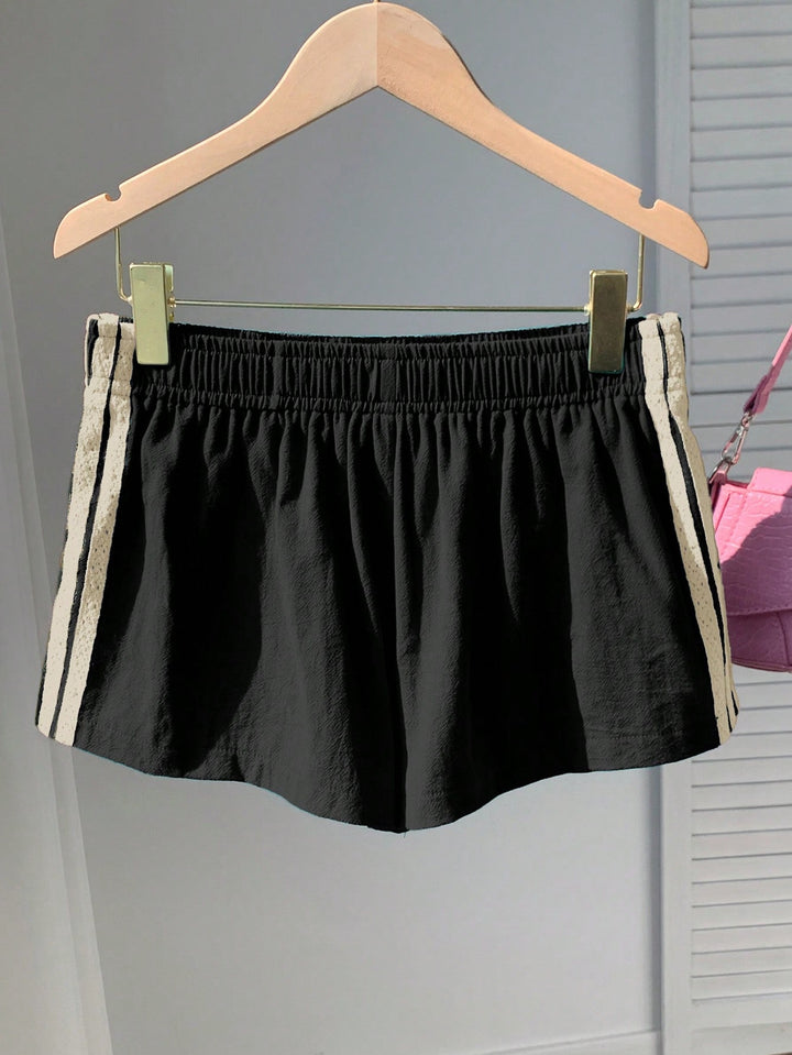 Pantaloni scurți SHEIN, negru