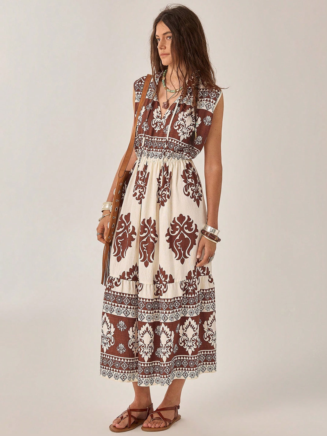 Rochie maxi SHEIN, mix culori