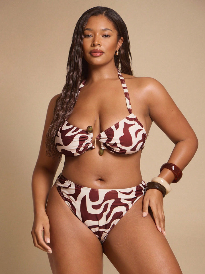 Set bikini de baie SHEIN, mix culori