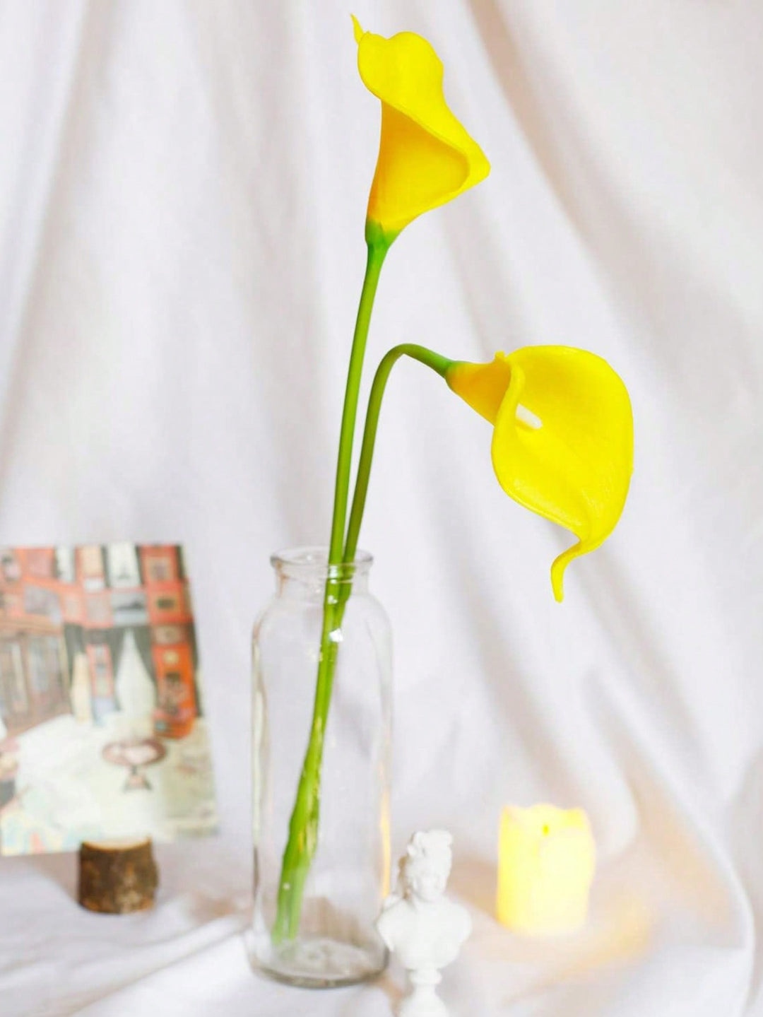 Floari artificiale SHEIN, galben