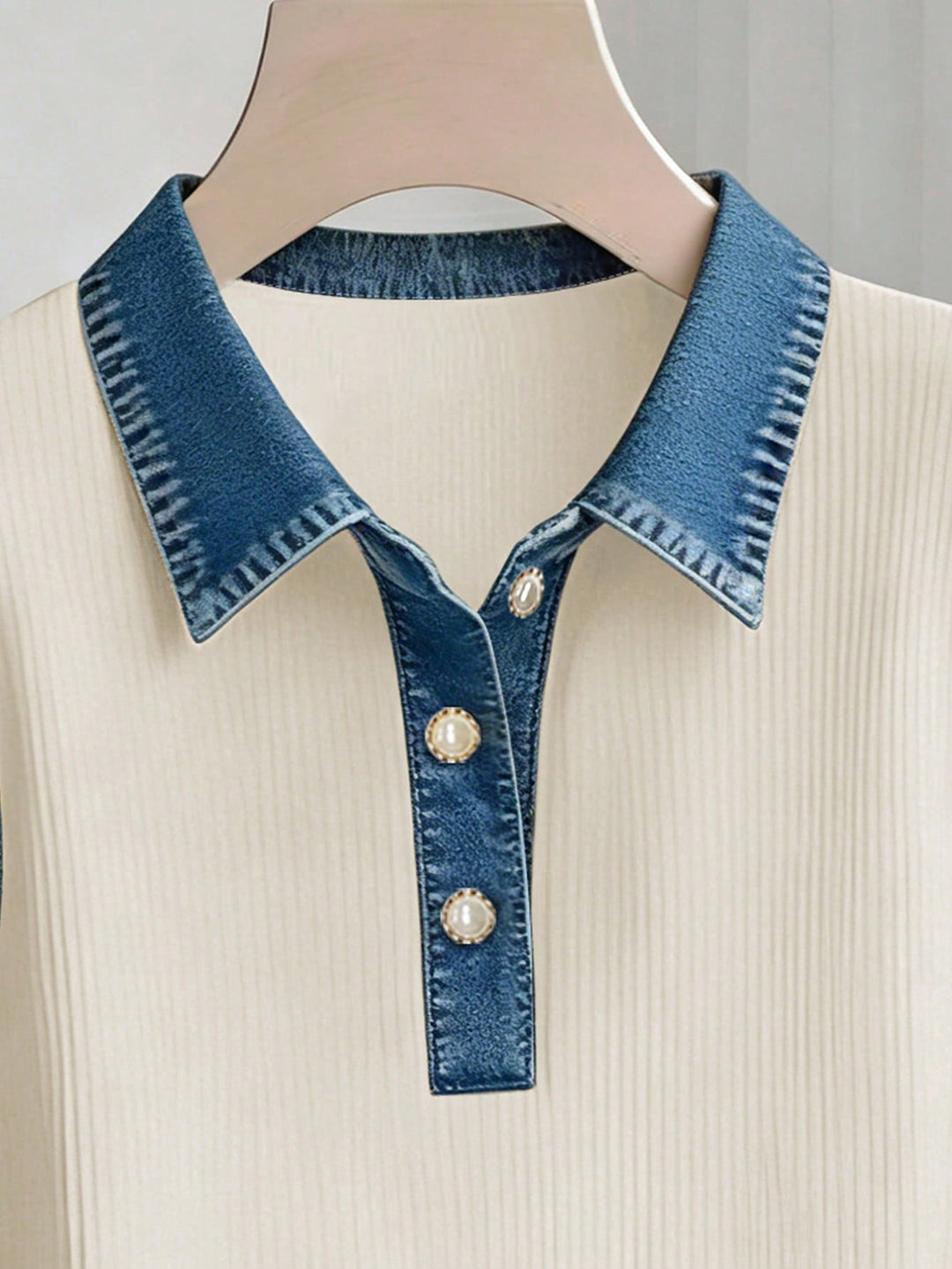 Top SHEIN, crem