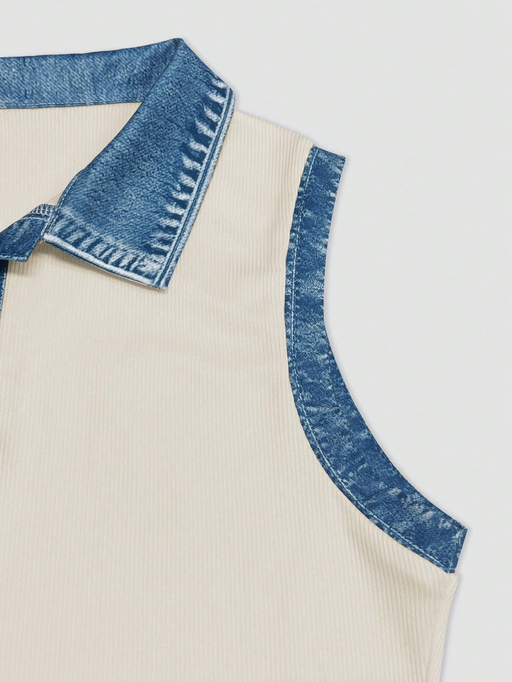 Top SHEIN, crem