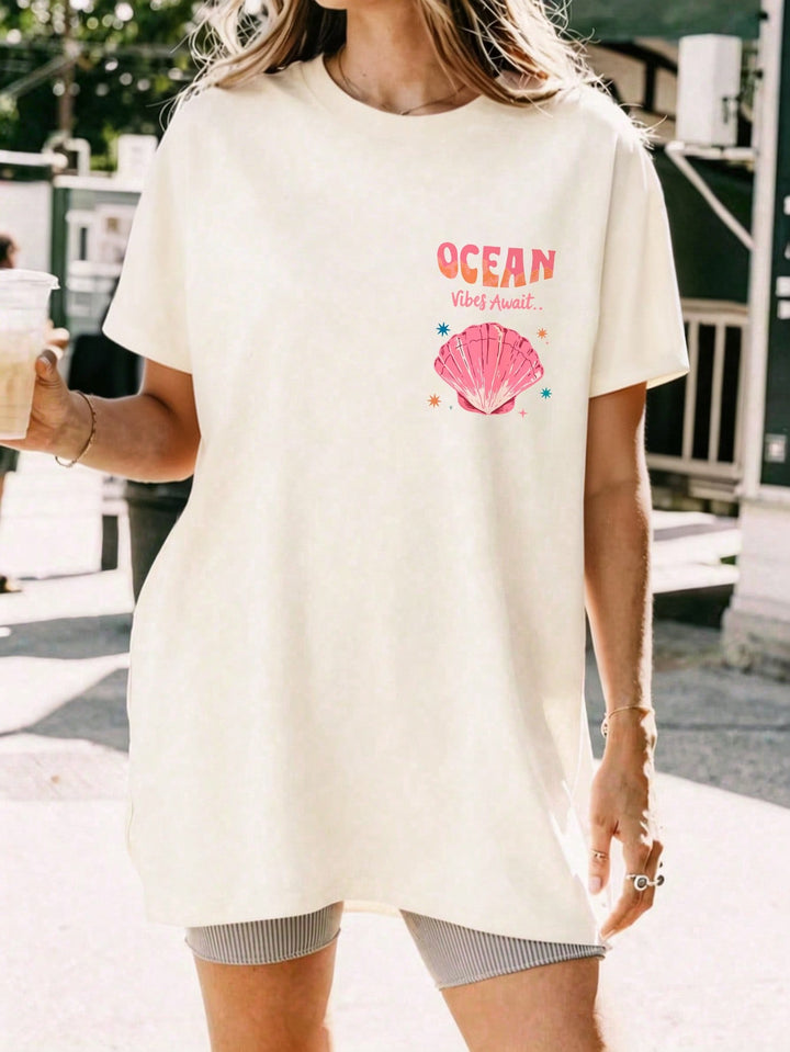 Tricou SHEIN, portocaliu