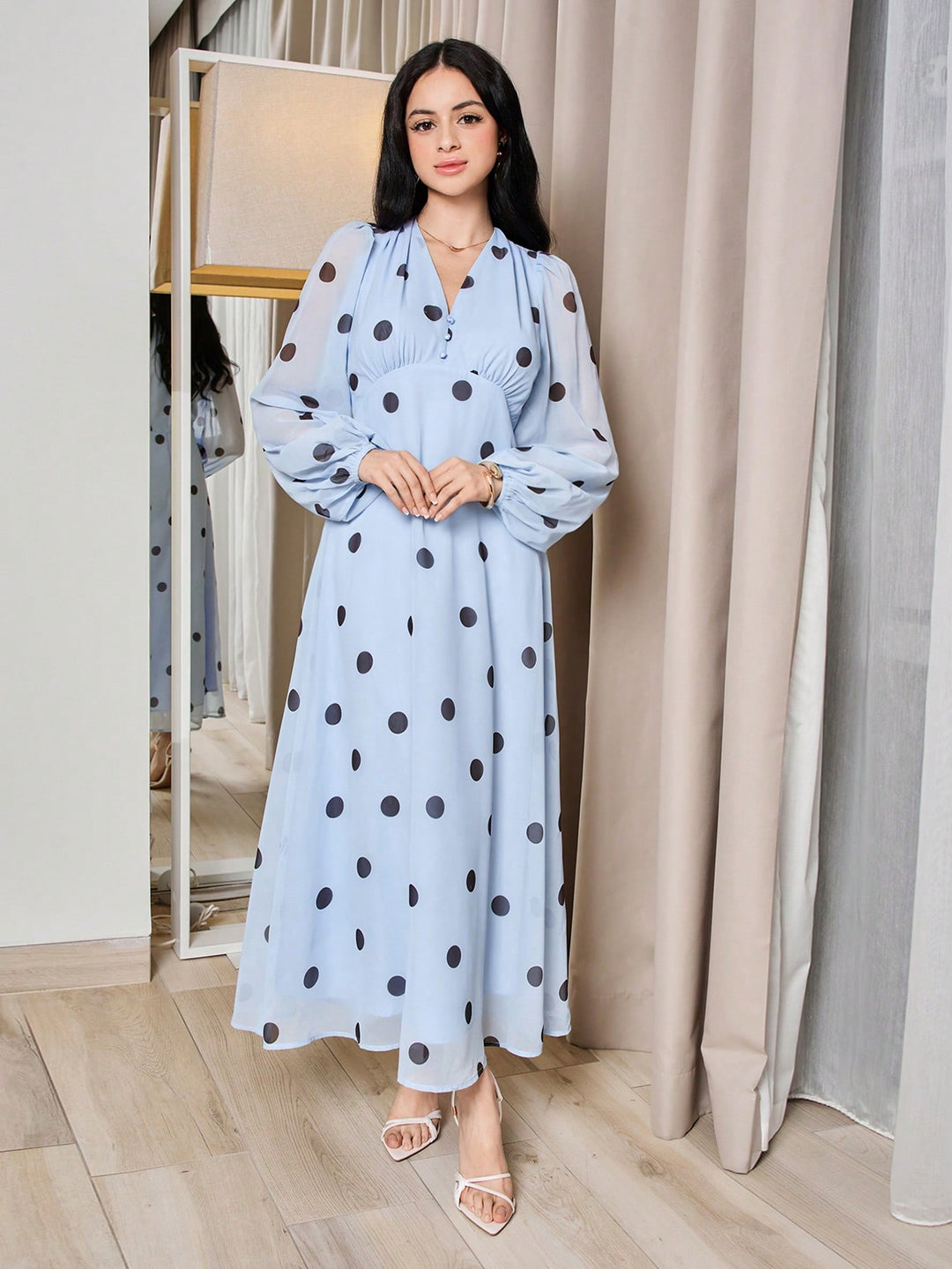 Rochie maxi SHEIN, mix culori