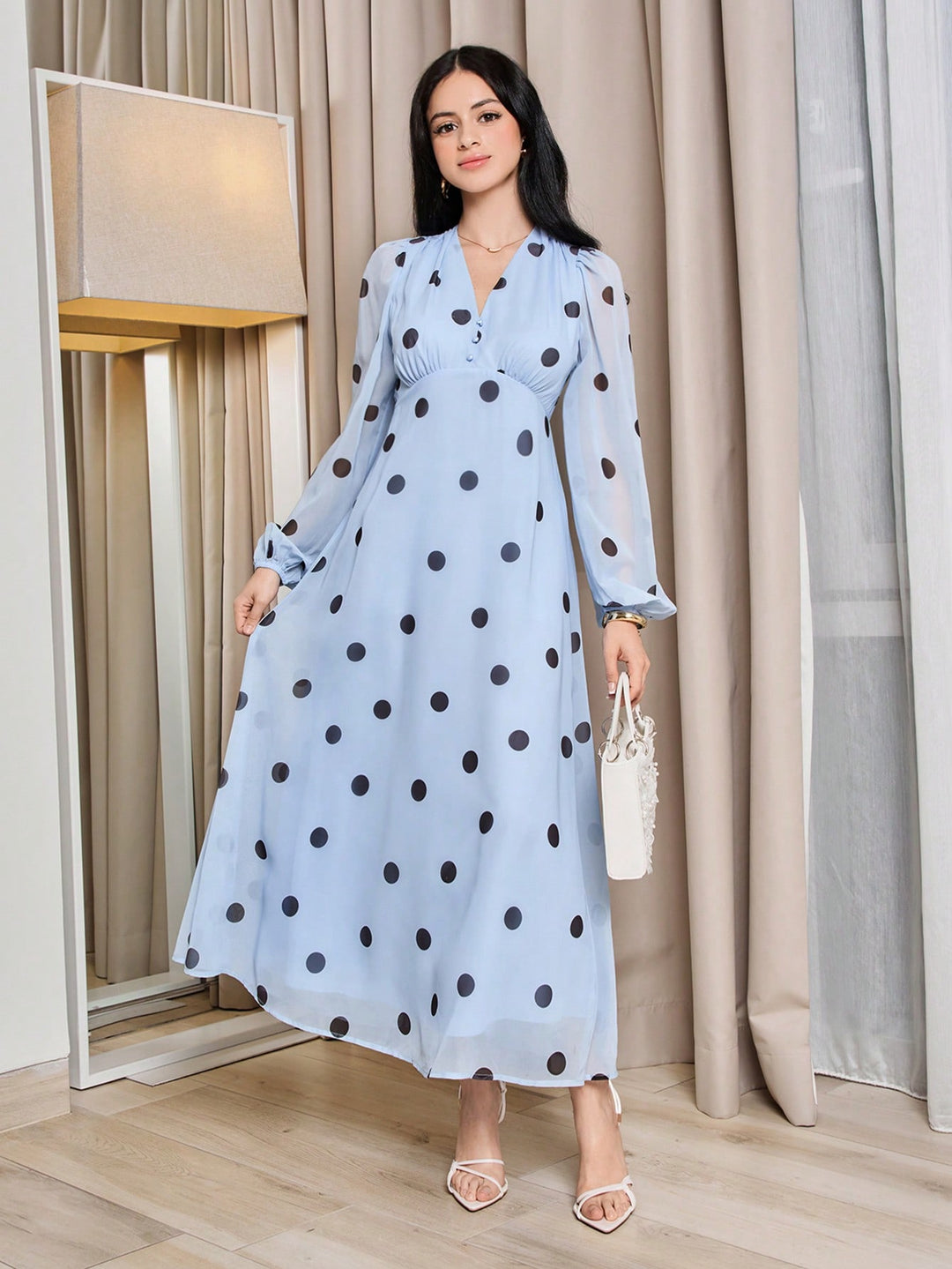 Rochie maxi SHEIN, mix culori