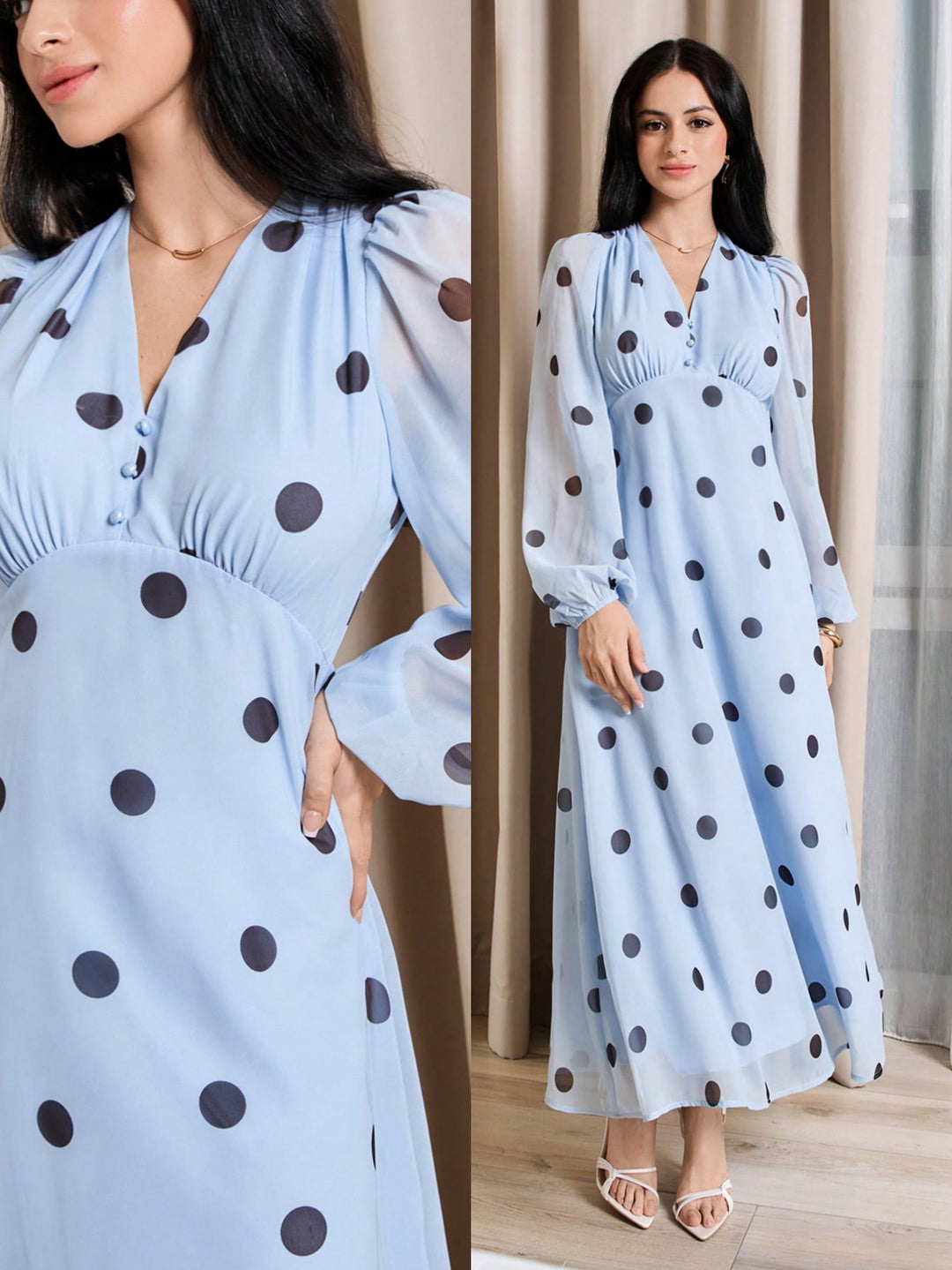 Rochie maxi SHEIN, mix culori