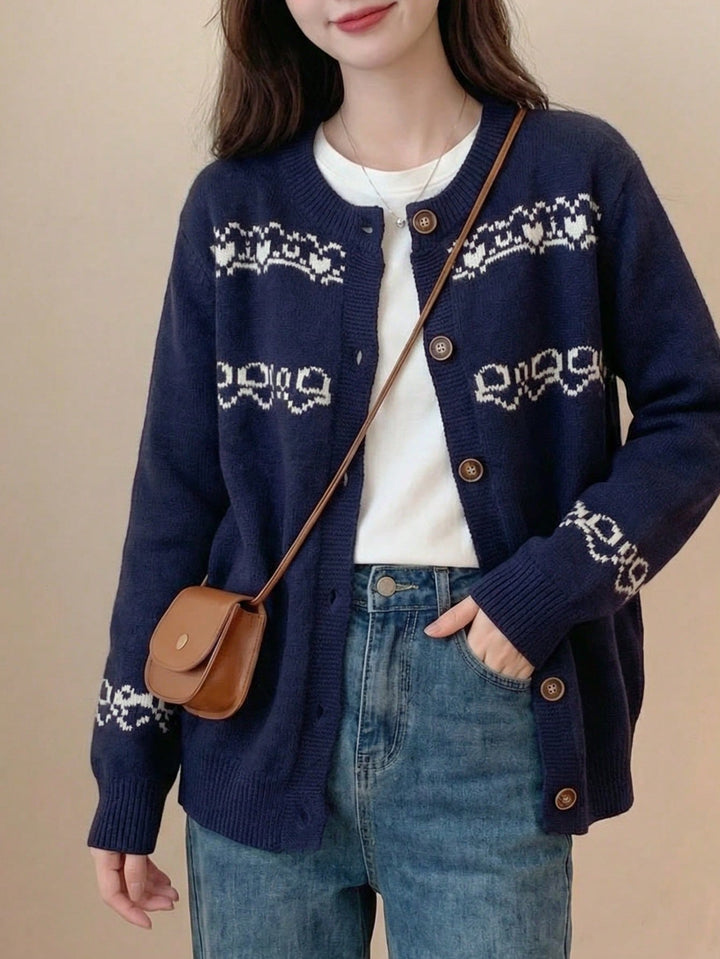 Cardigan SHEIN, albastru