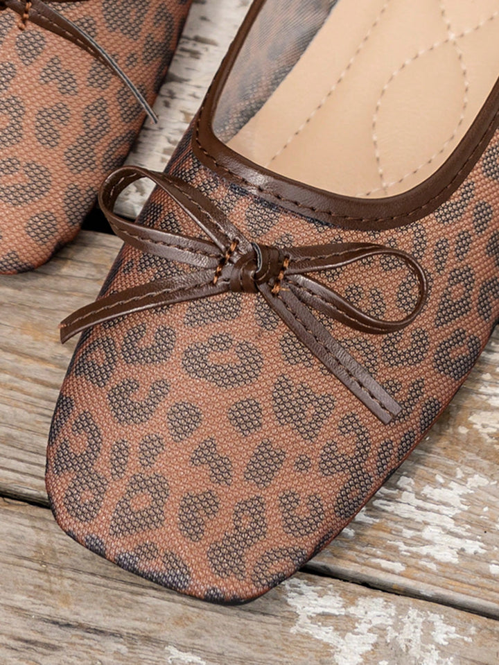 Balerini SHEIN, animal print