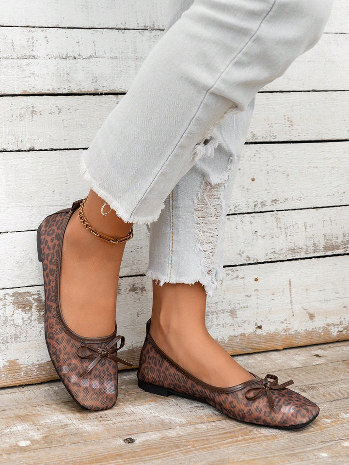 Balerini SHEIN, animal print
