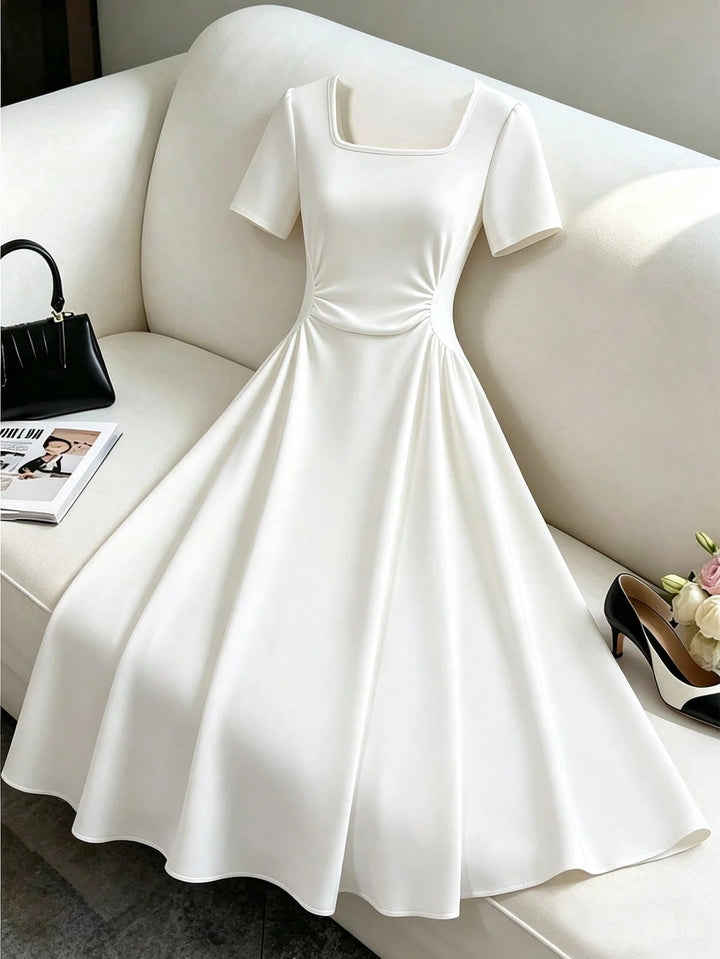 Rochie maxi SHEIN, alb