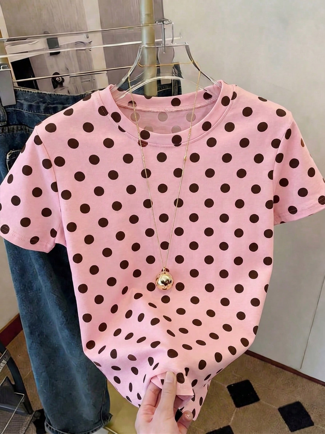Tricou SHEIN, roz
