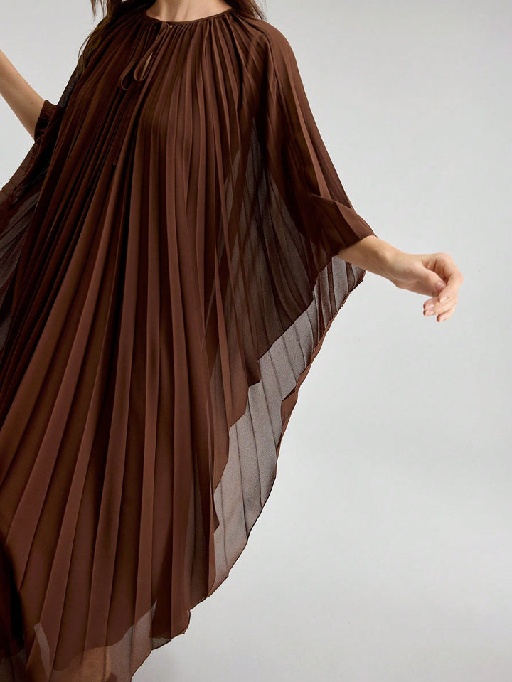 Rochie maxi SHEIN, maro