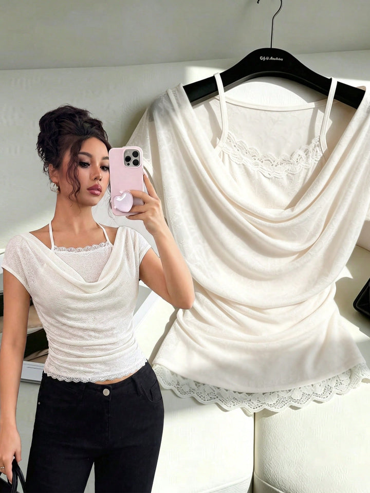 Tricou SHEIN, portocaliu