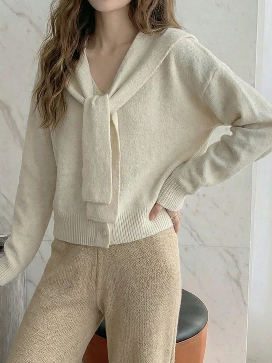 Cardigan SHEIN, bej