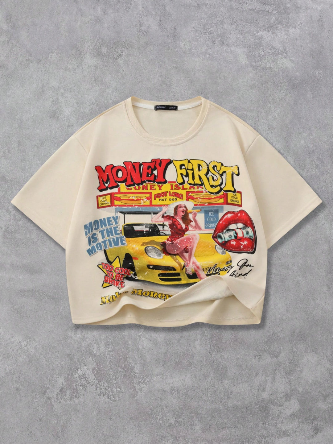 Tricou SHEIN, portocaliu