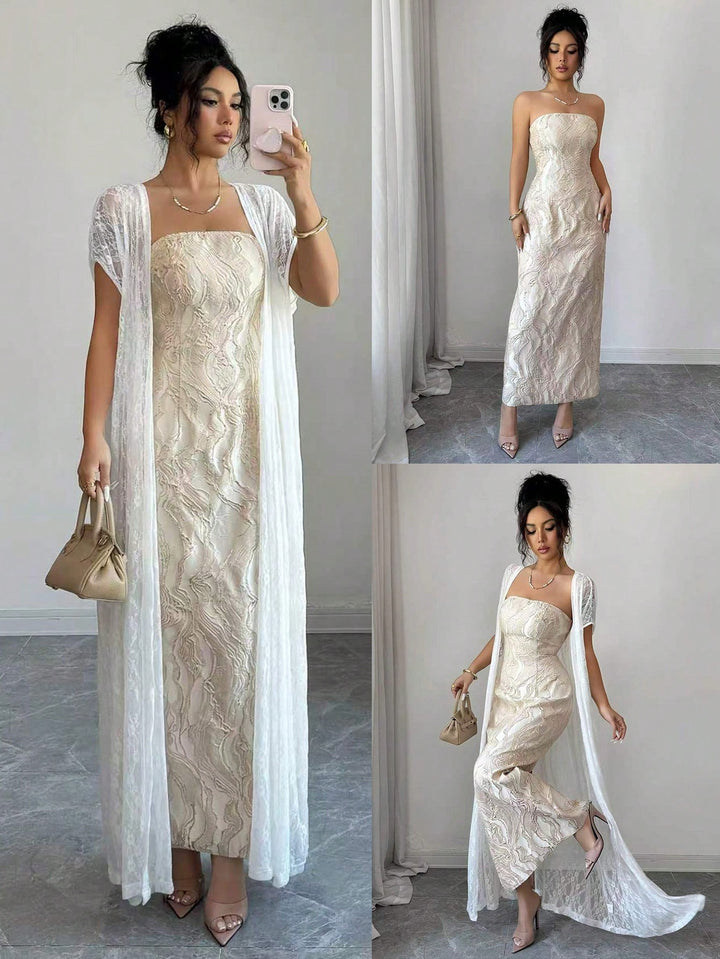Rochie maxi SHEIN, portocaliu
