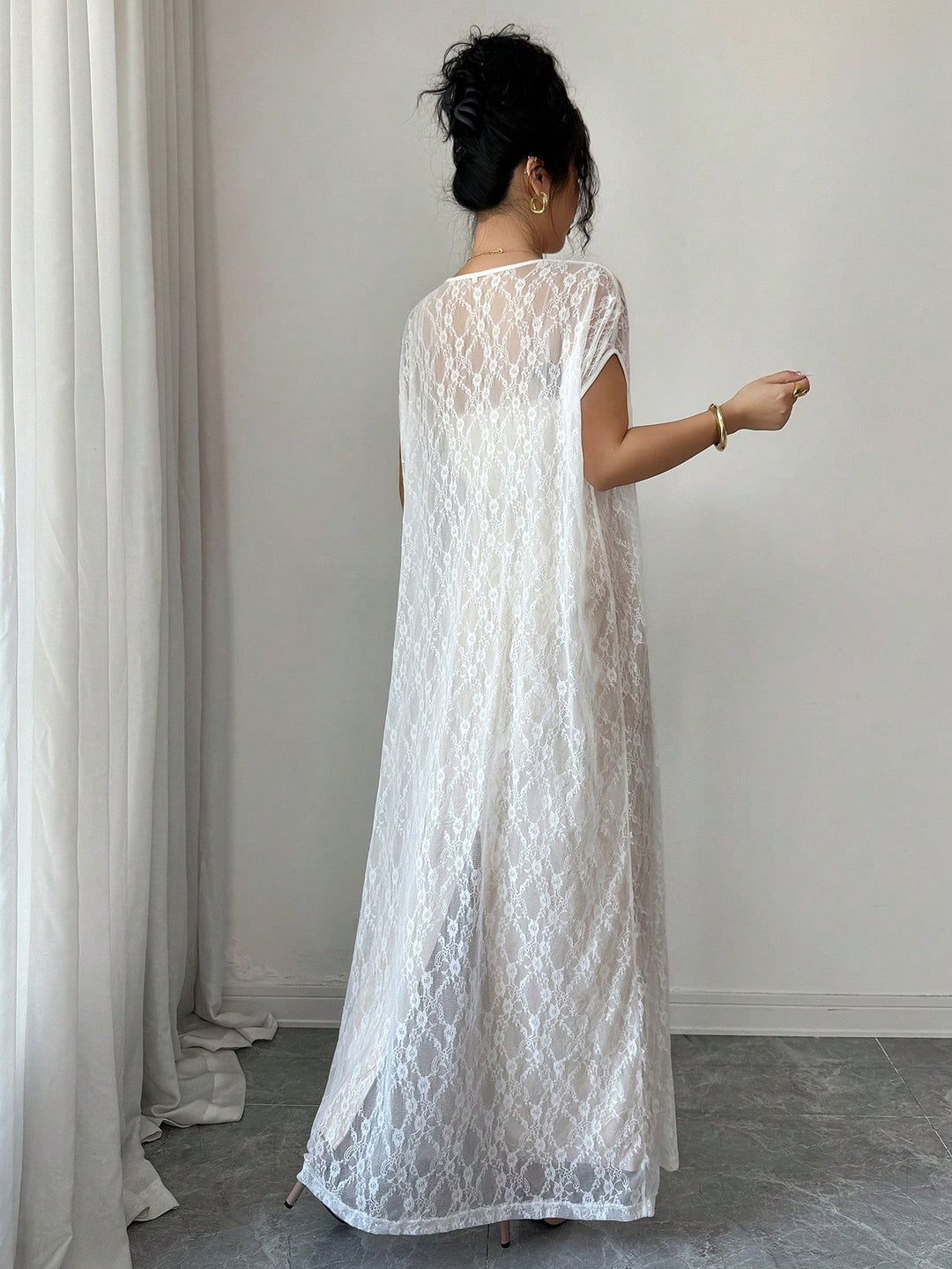 Rochie maxi SHEIN, portocaliu