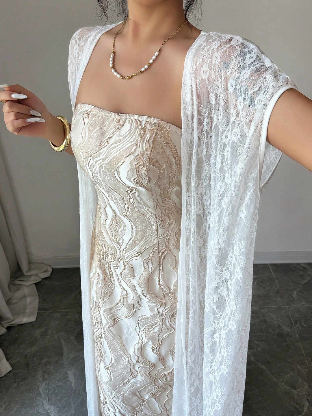 Rochie maxi SHEIN, portocaliu