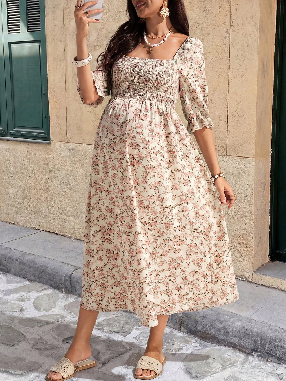 Rochie SHEIN, mix culori