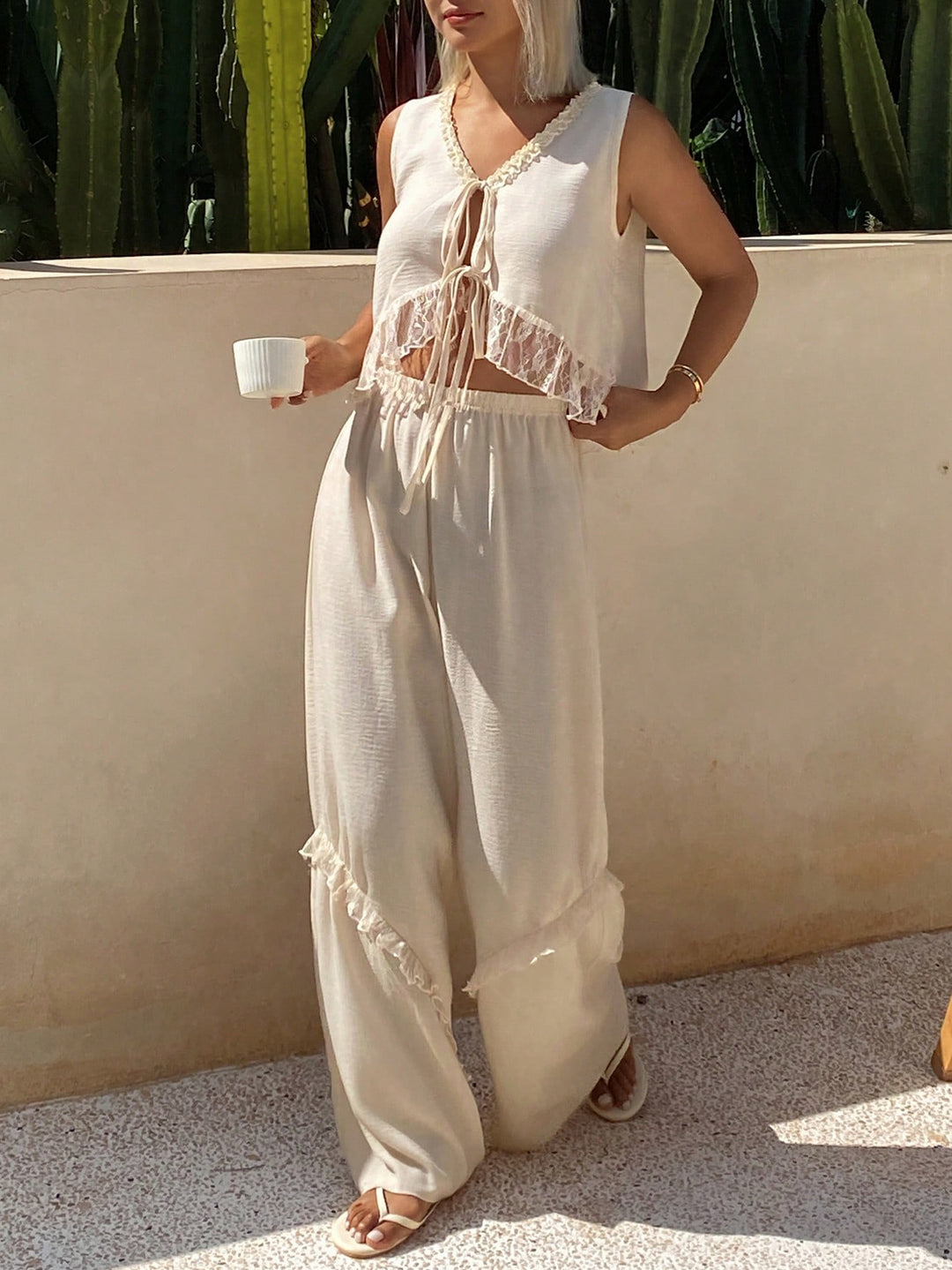 Pijama SHEIN, portocaliu