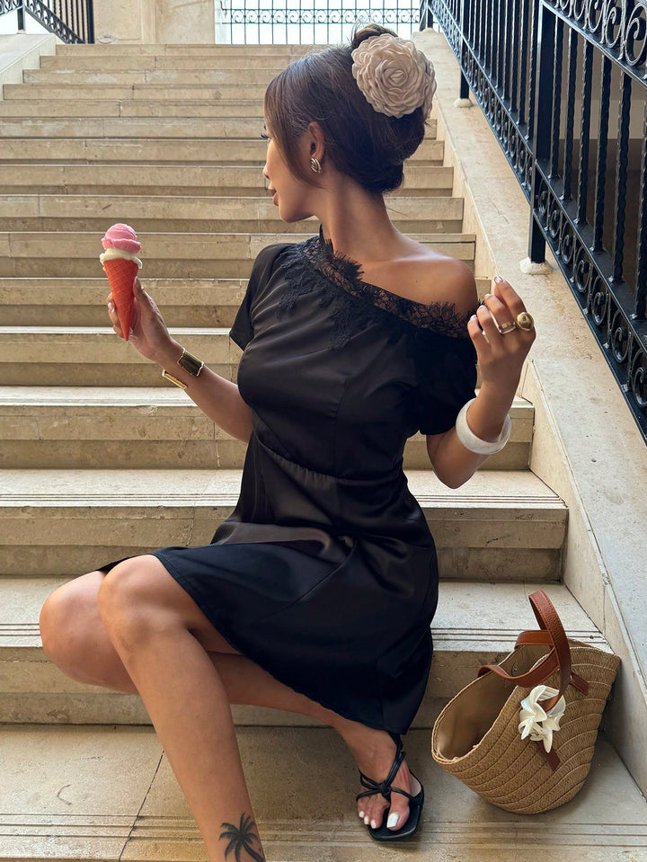 Rochie scurtă SHEIN, negru