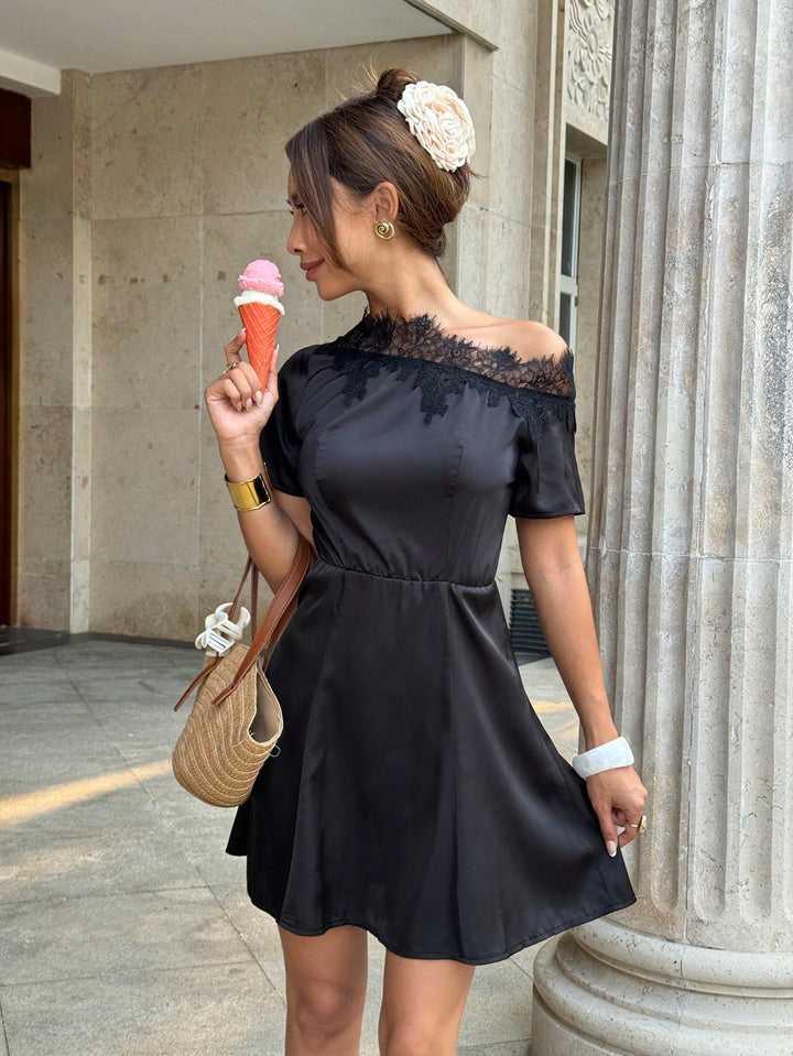 Rochie scurtă SHEIN, negru