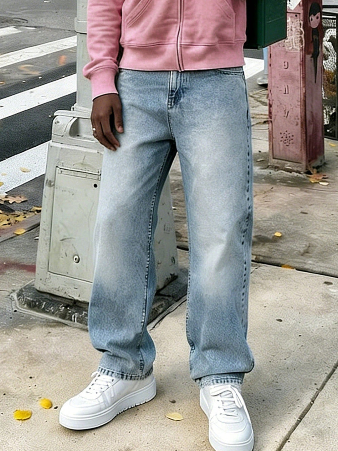 Jeans SHEIN, albastru