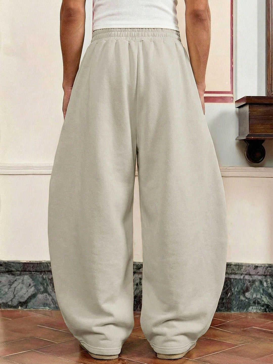 Pantaloni SHEIN, portocaliu