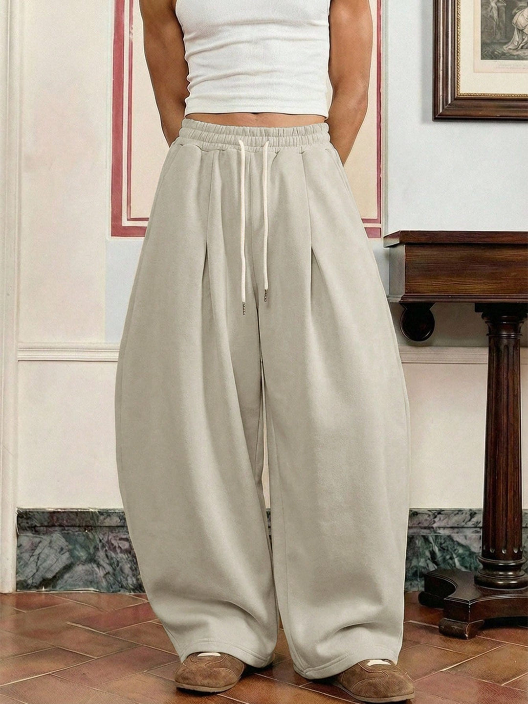 Pantaloni SHEIN, portocaliu
