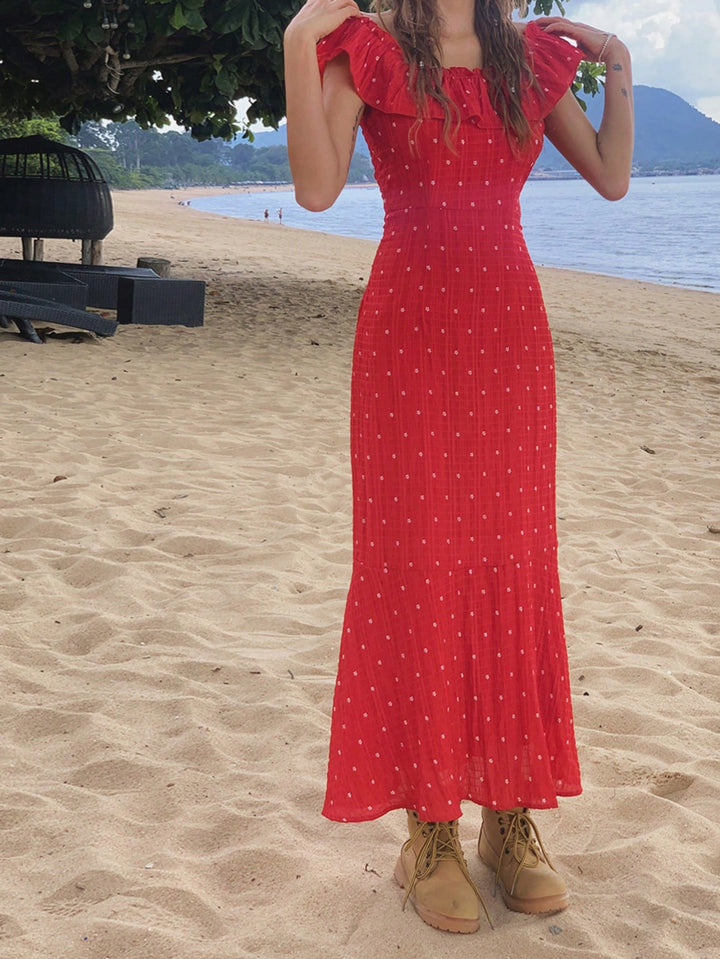 Rochie maxi SHEIN, roșu