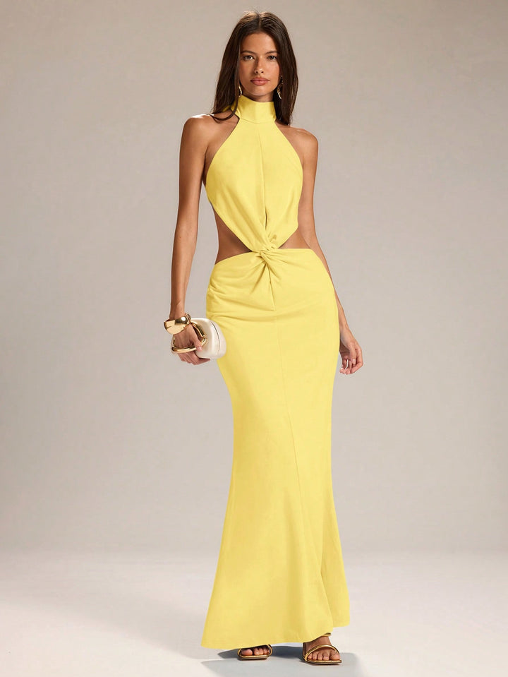 Rochie maxi SHEIN, galben