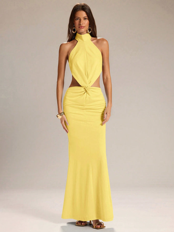 Rochie maxi SHEIN, galben