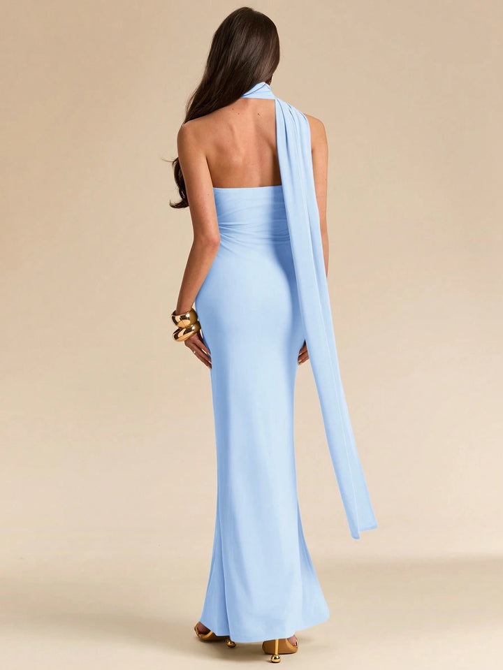Rochie maxi SHEIN, albastru