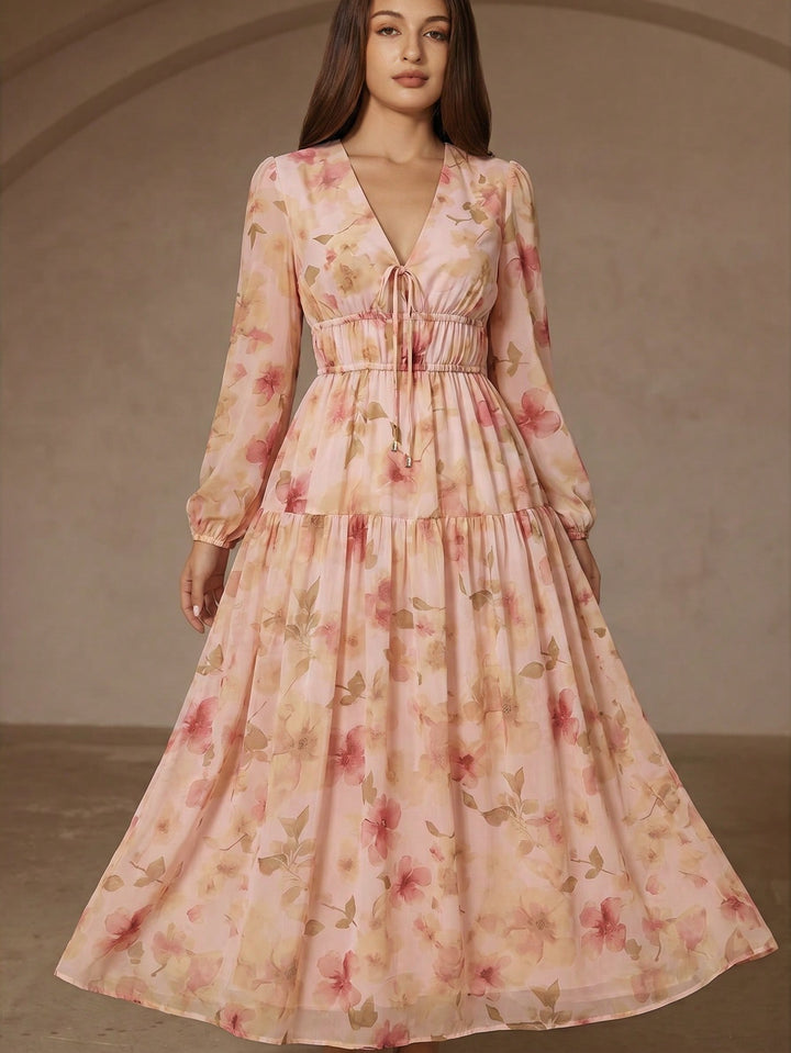 Rochie maxi SHEIN, roz