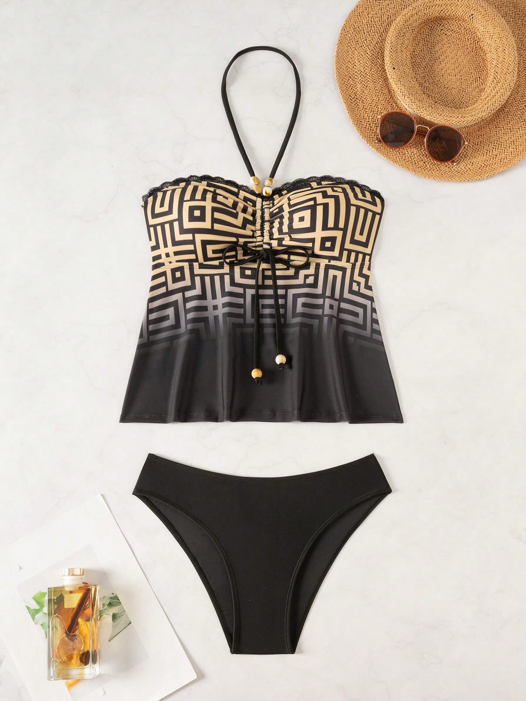 Costum de baie SHEIN, negru