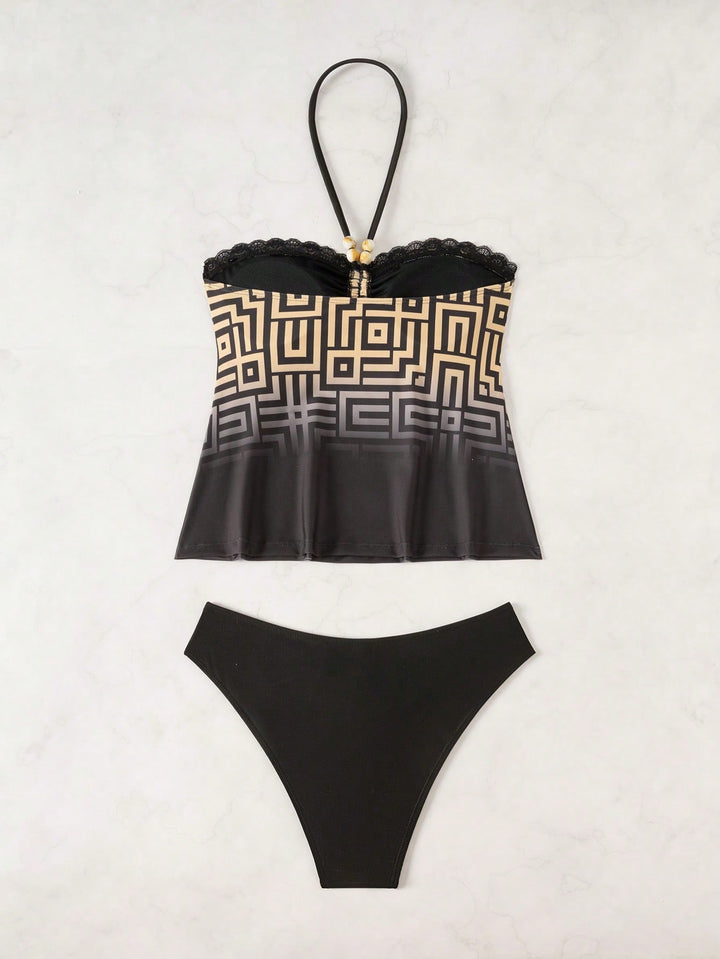 Costum de baie SHEIN, negru