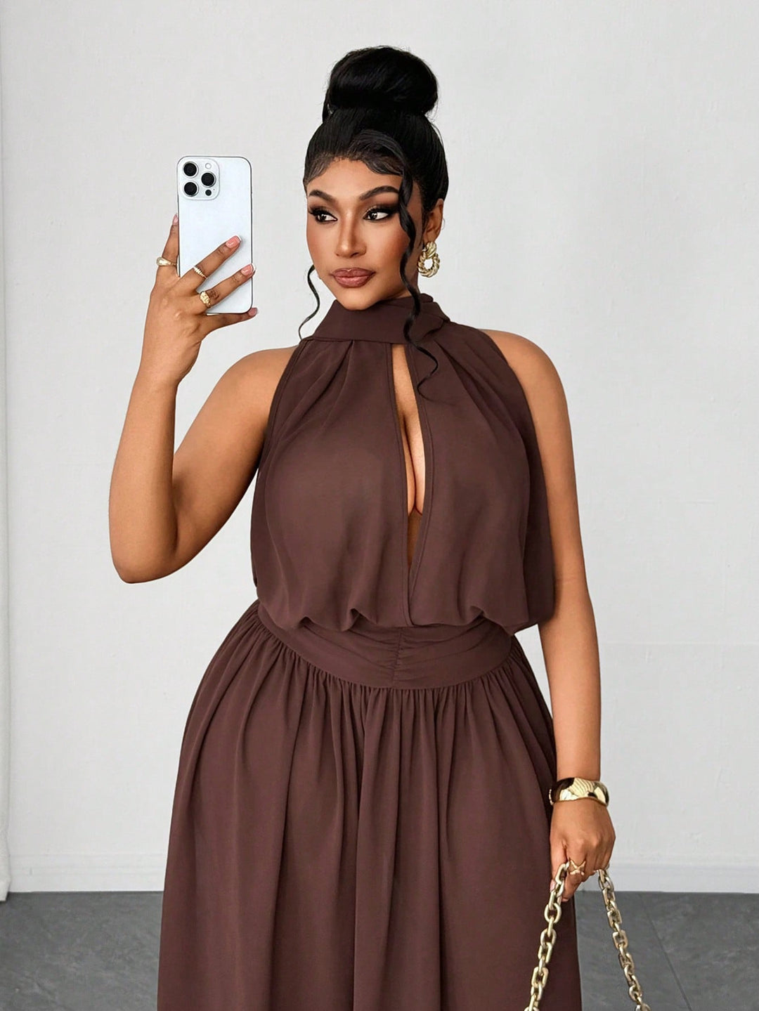 Rochie SHEIN, maro