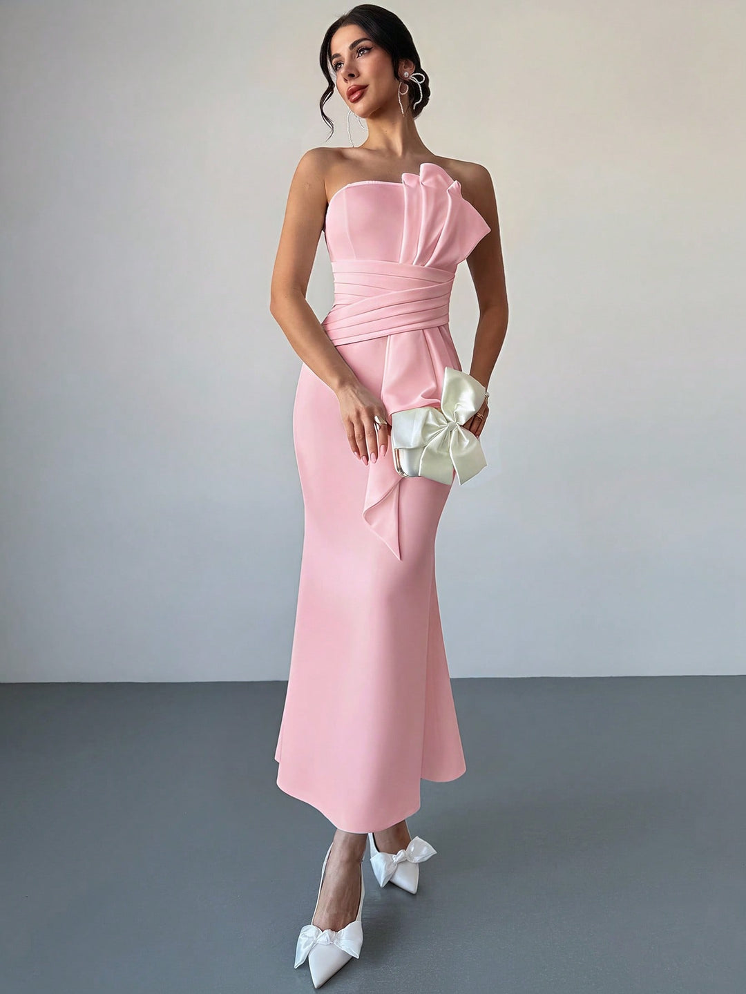 Rochie maxi SHEIN, roz