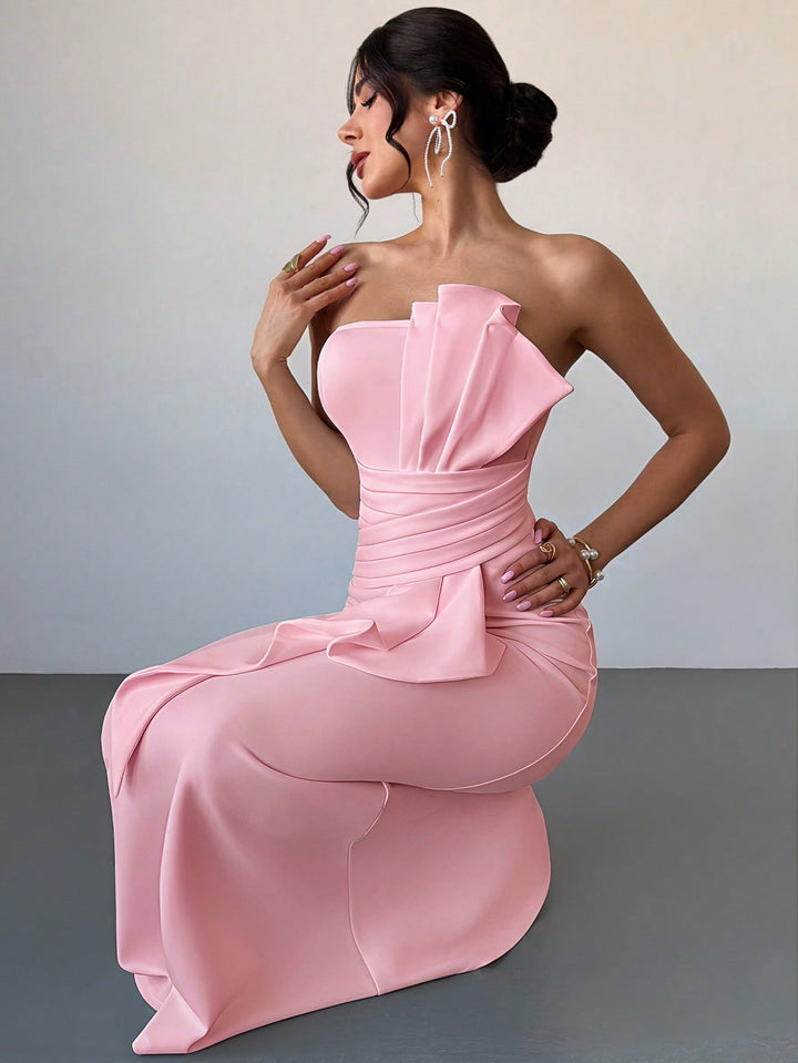 Rochie maxi SHEIN, roz