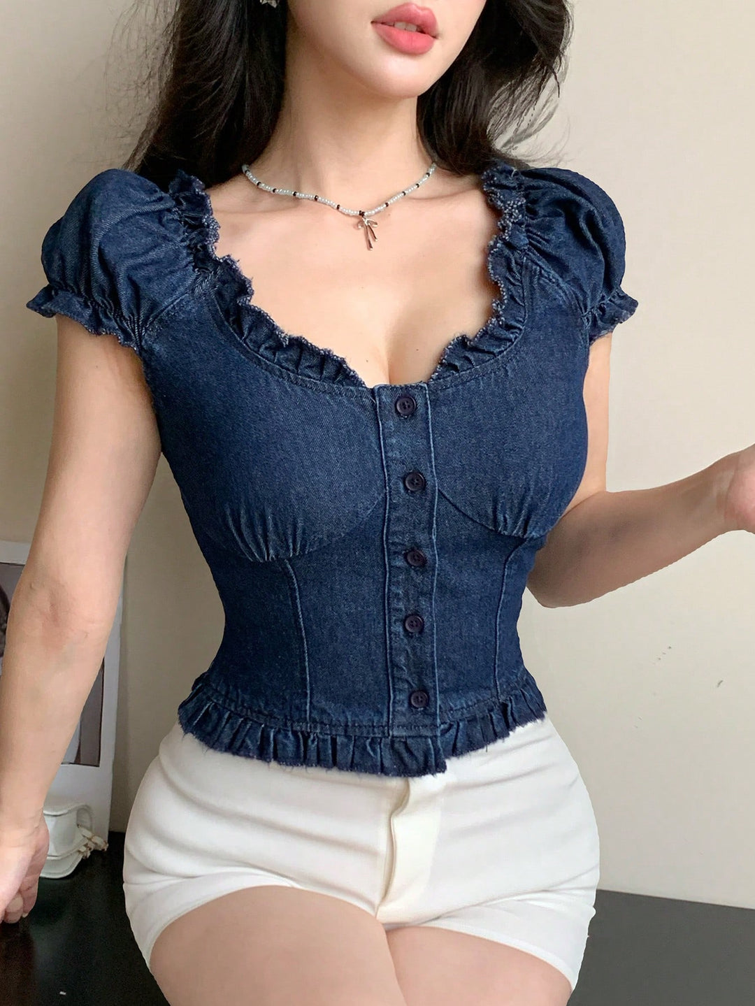 Top SHEIN, albastru